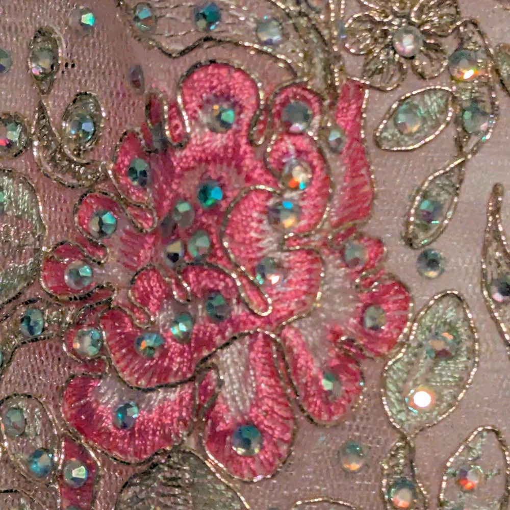 Jovani Elegant Pink Chiffon Dress - Picture 13 of 16
